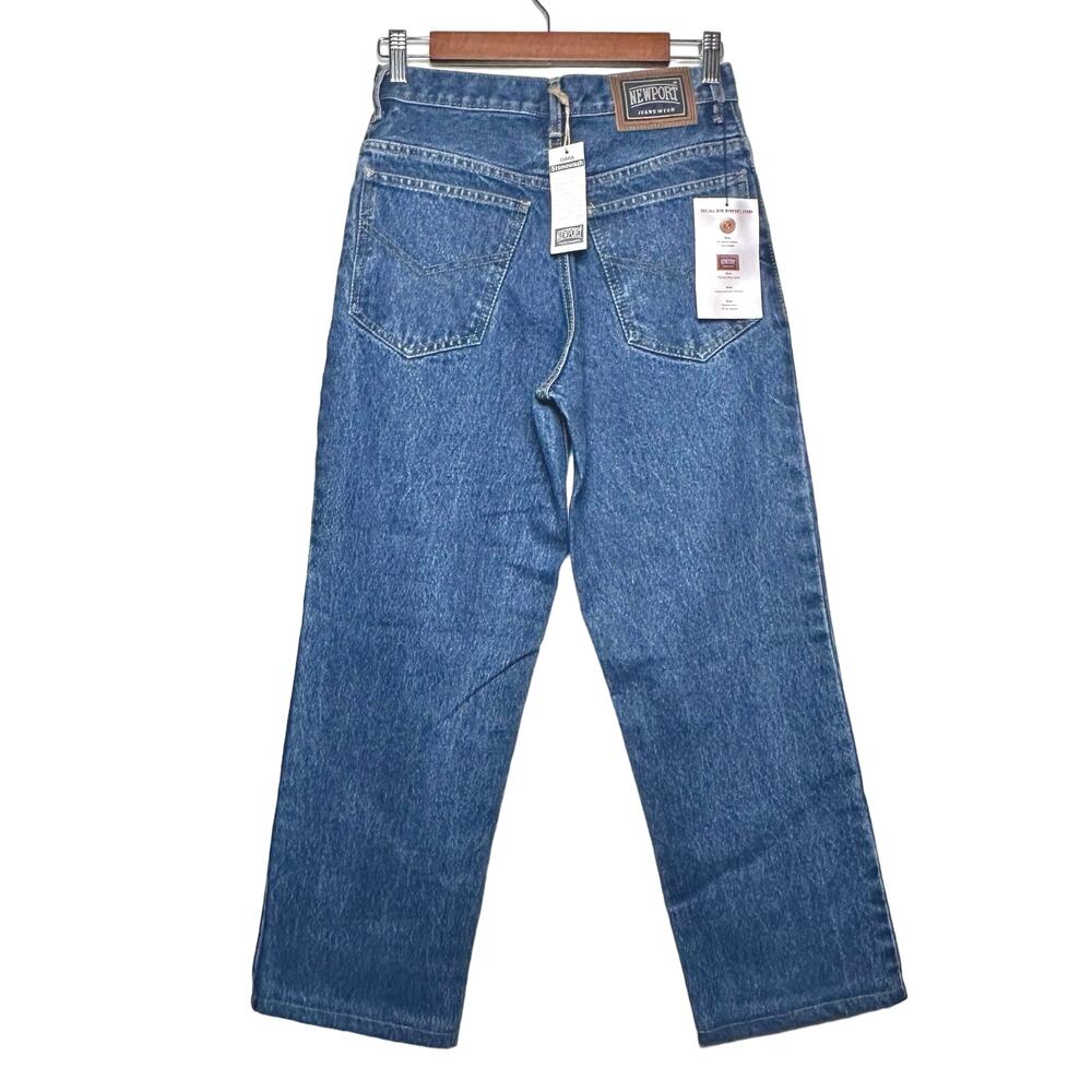 Newport Jeanswear | Women | Classic Dark Stonewash Straight Leg Jeans | Size 28 - Picture 2 of 10